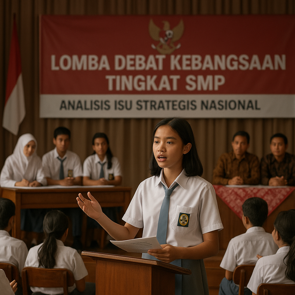 Lomba Debat Kebangsaan Tingkat SMP Ajak Pelajar Analisis Isu...