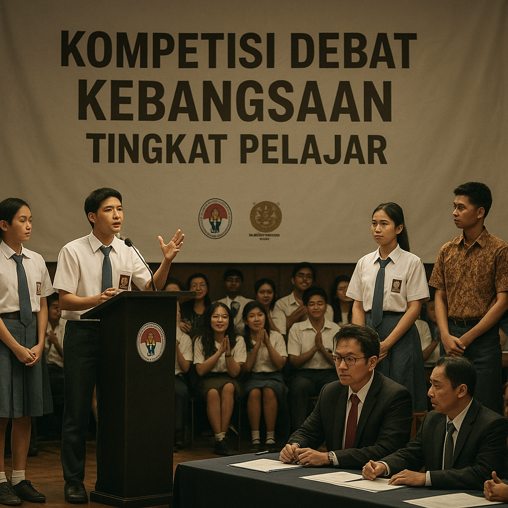 Kompetisi Debat Kebangsaan Tingkat Pelajar Digelar untuk Asa...