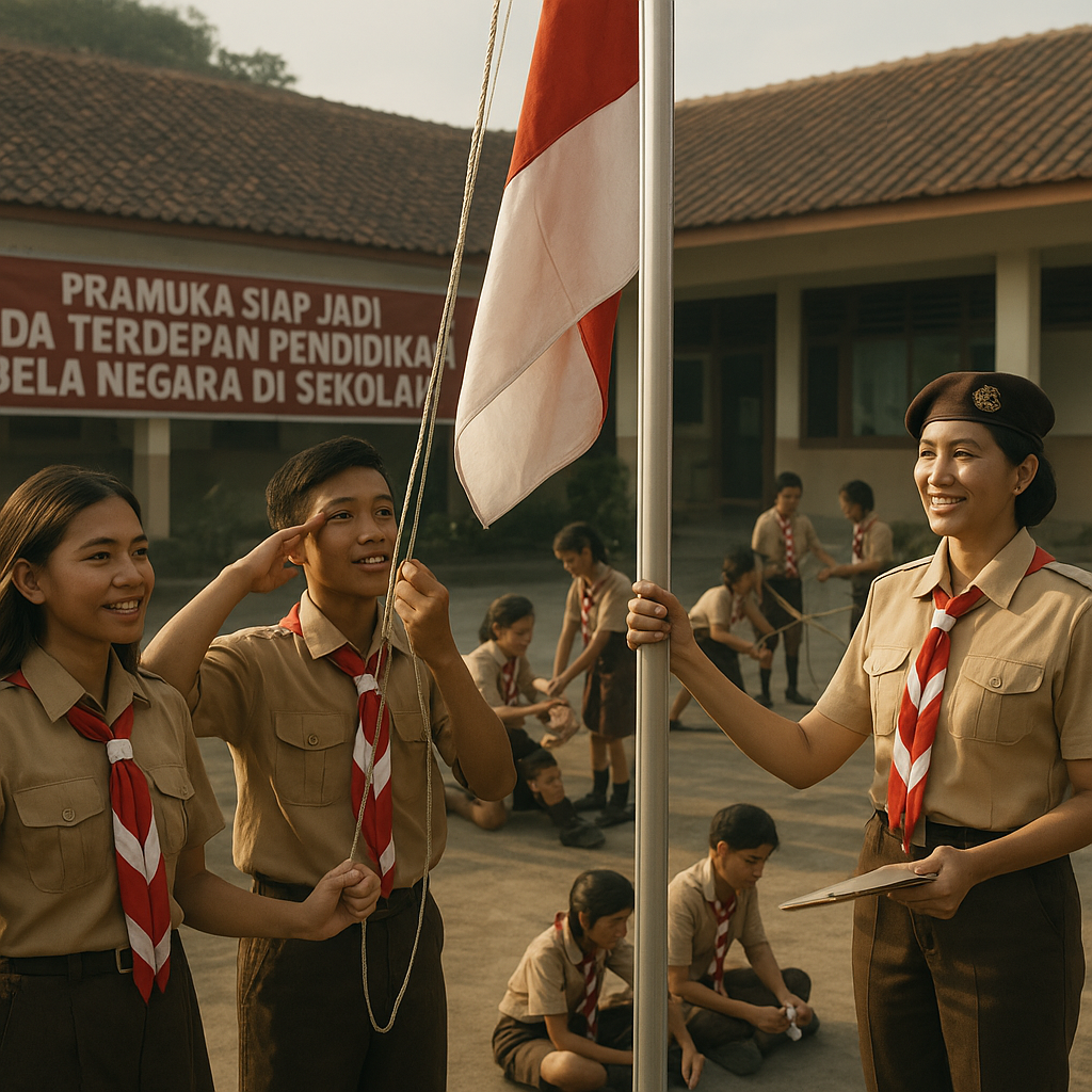Pramuka Siap Jadi Garda Terdepan Pendidikan Bela Negara di S...