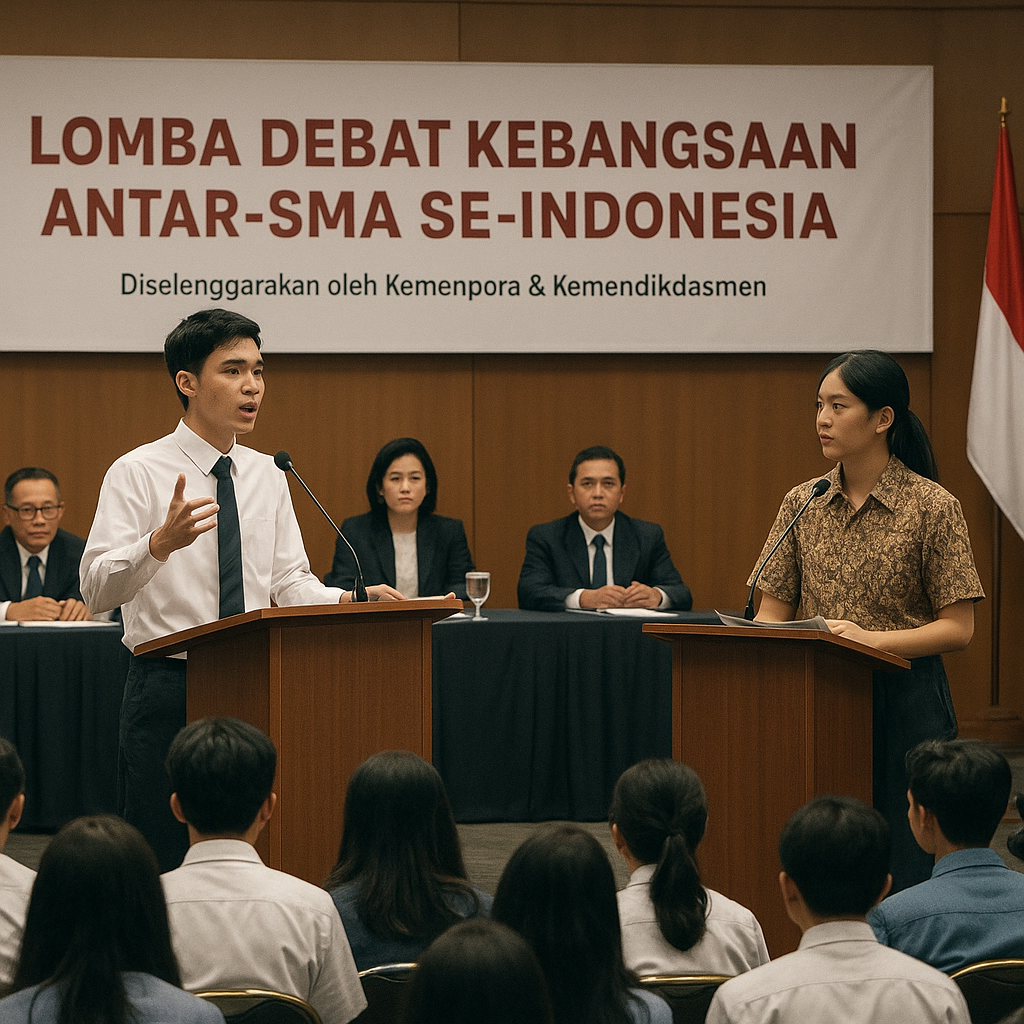 Lomba Debat Kebangsaan Antar-SMA Se-Indonesia Kembali Digela...
