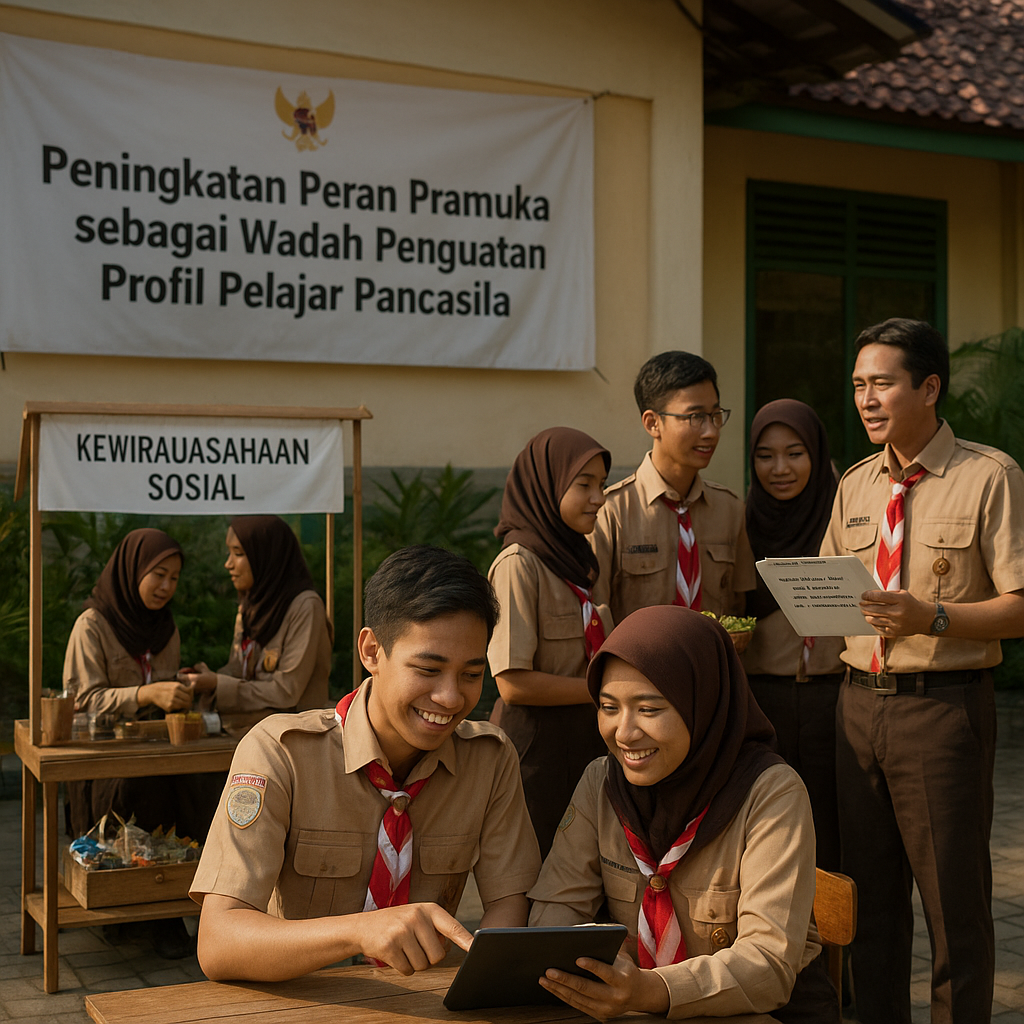 Peningkatan Peran Pramuka sebagai Wadah Penguatan Profil Pel...