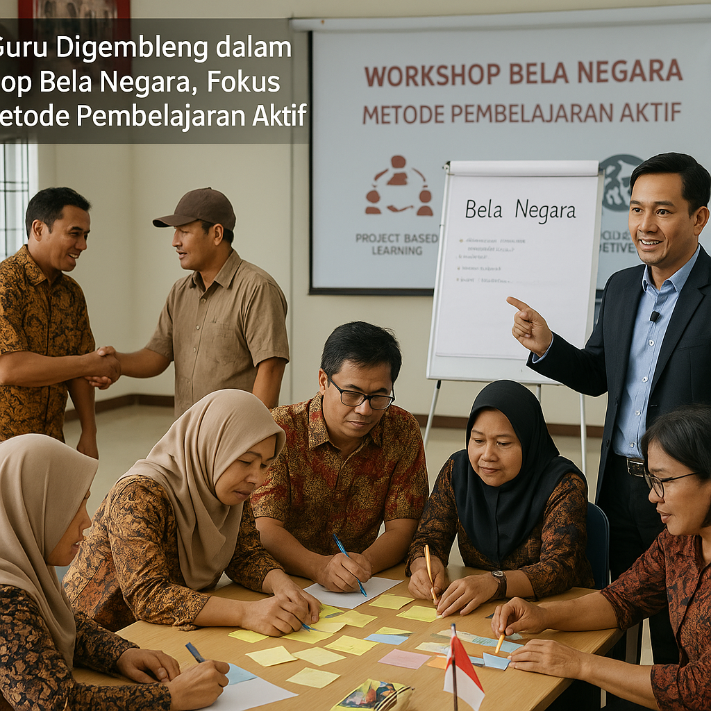 Guru Digembleng dalam Workshop Bela Negara, Fokus pada Metod...