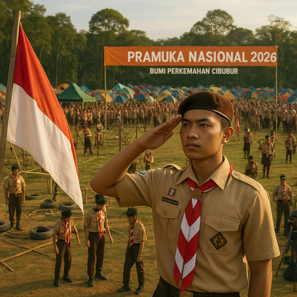 Pramuka Nasional 2026 Digelar di Bumi Perkemahan Cibubur