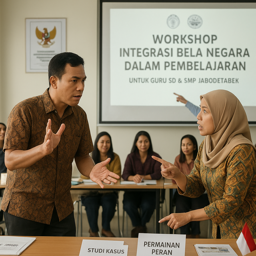 Guru se-Jabodetabek Ikuti Workshop Integrasi Bela Negara dal...