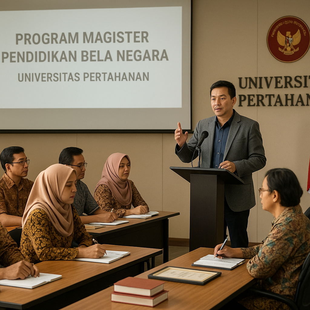 Universitas Pertahanan Buka Program Magister Pendidikan Bela...