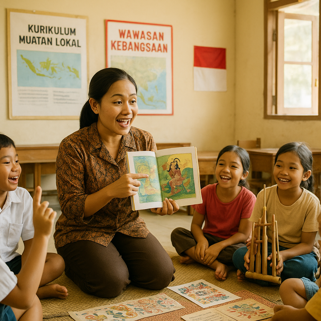 Kurikulum Muatan Lokal Wawasan Kebangsaan Diperkuat di Sekol...