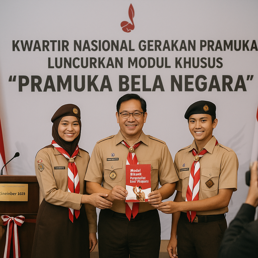 Kwartir Nasional Gerakan Pramuka Luncurkan Modul Khusus 'Pra...