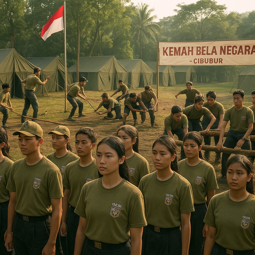 Pelajar SMA Ikuti Kemah Bela Negara, Latih Kedisiplinan dan...