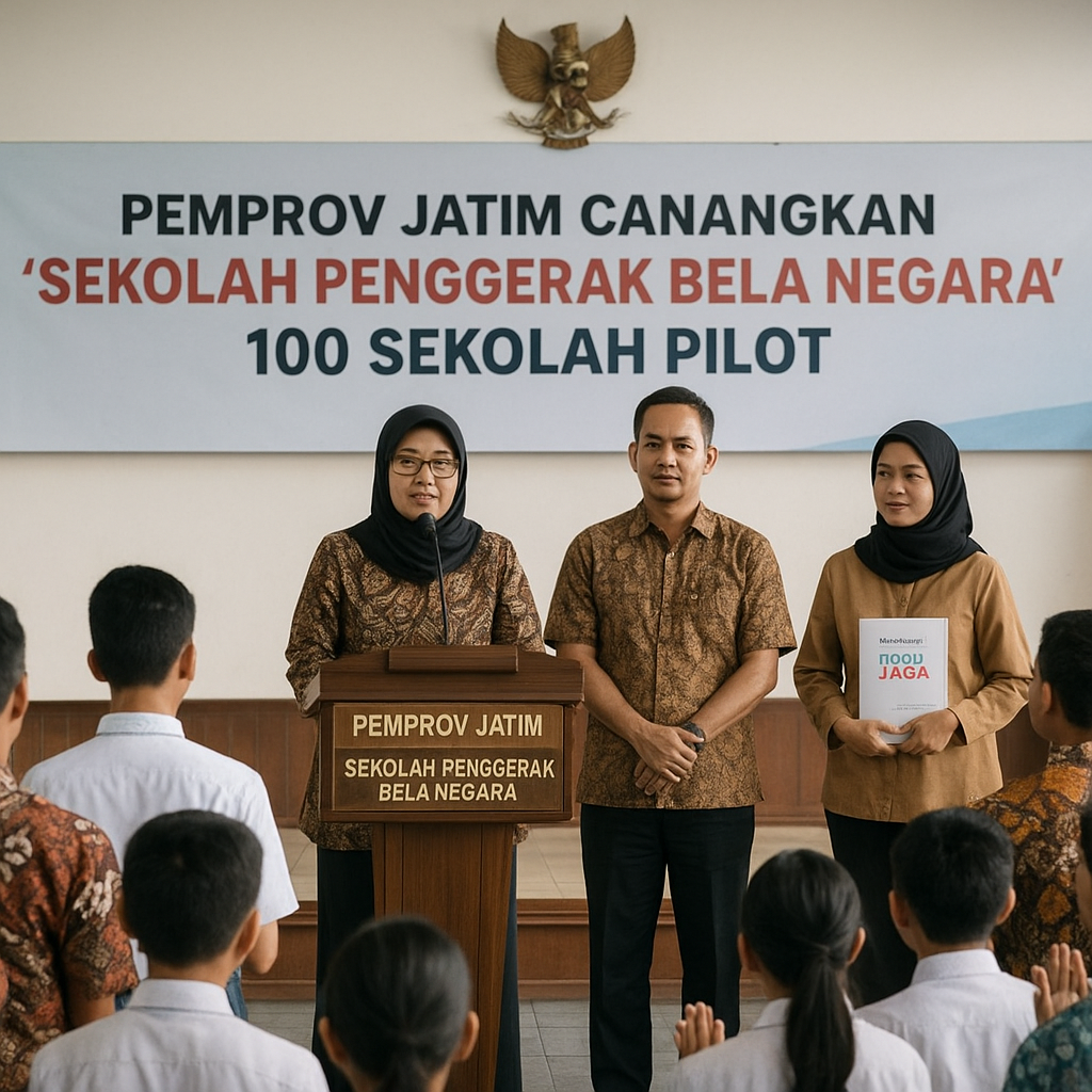 Pemprov Jatim Canangkan 'Sekolah Penggerak Bela Negara' untu...