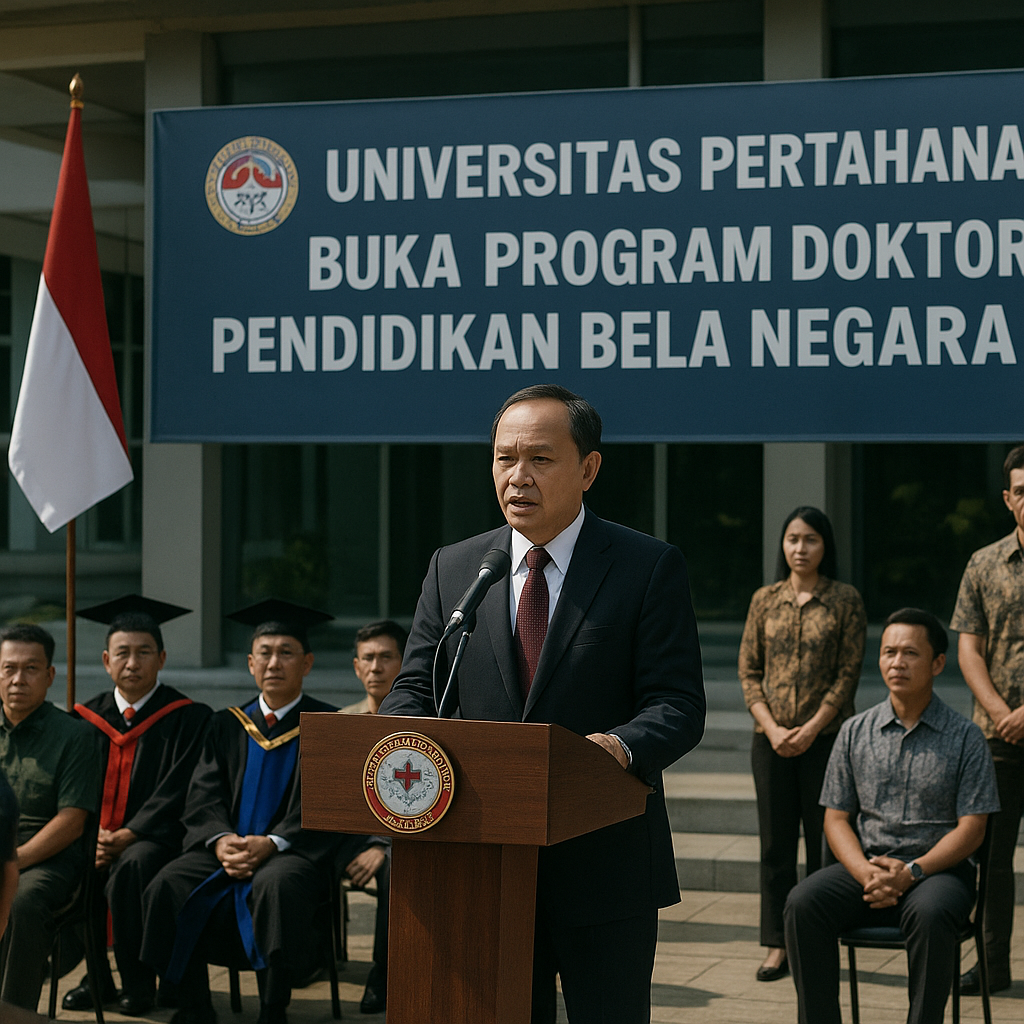 Universitas Pertahanan Buka Program Doktor Pendidikan Bela N...