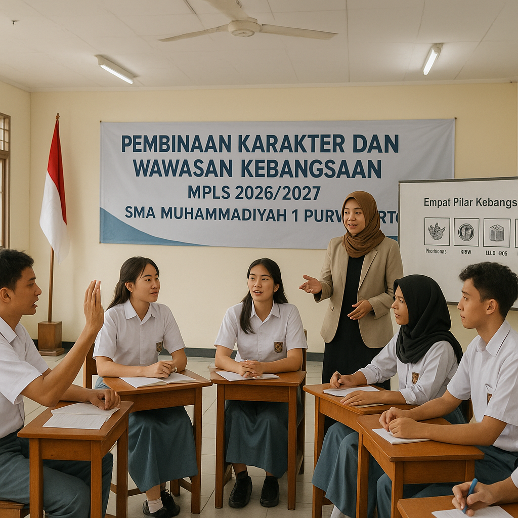 Pembinaan Karakter dan Wawasan Kebangsaan di Awal MPLS SMA M...