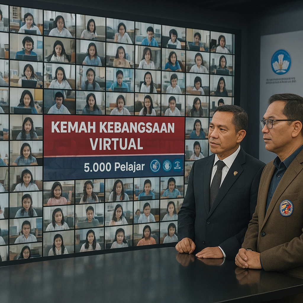 Kemendikbudristek dan Kemhan Gelar 'Kemah Kebangsaan' Virtua...