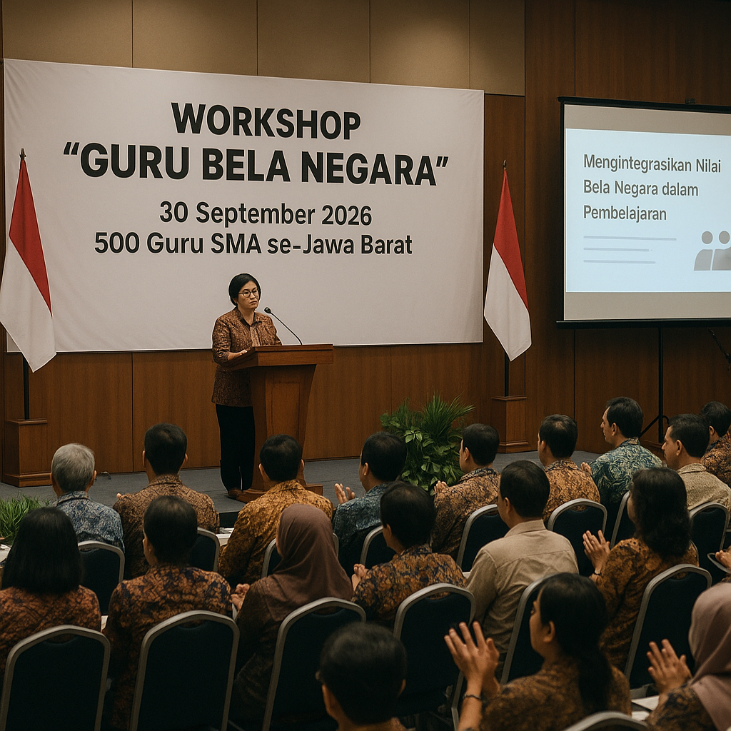 Workshop 'Guru Bela Negara' Diikuti 500 Guru SMA Se-Jawa Bar...