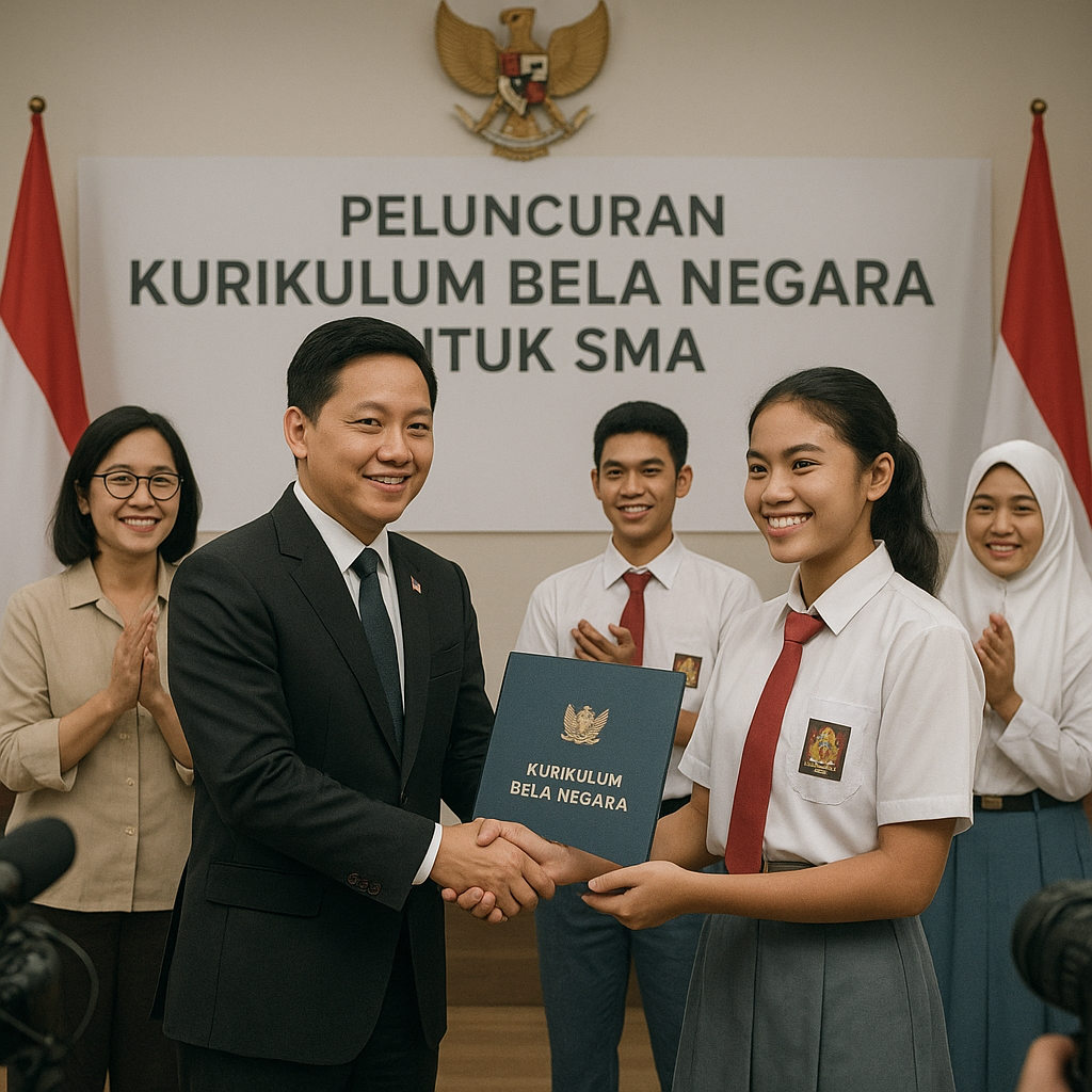 Kemendikdasmen Resmi Luncurkan Kurikulum Bela Negara untuk J...