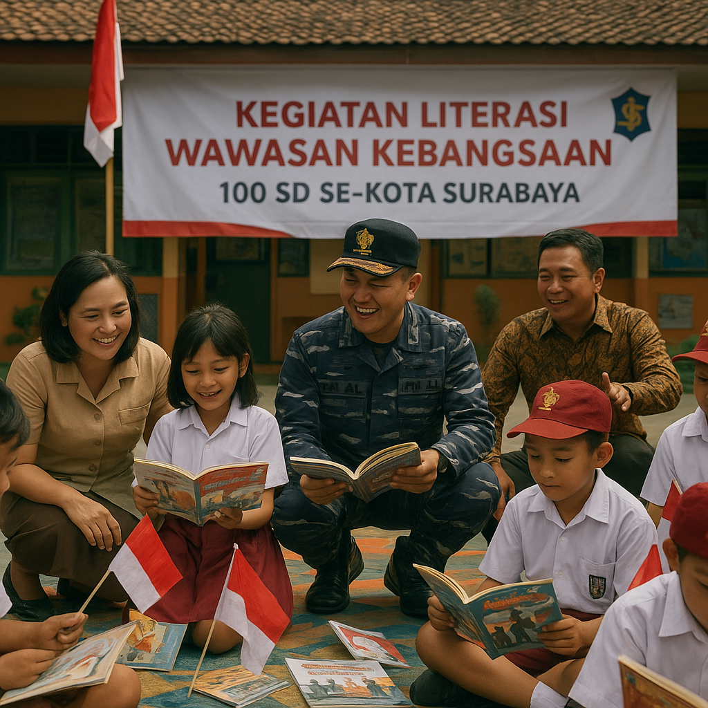 Kegiatan Literasi Wawasan Kebangsaan Digelar di 100 Sekolah...