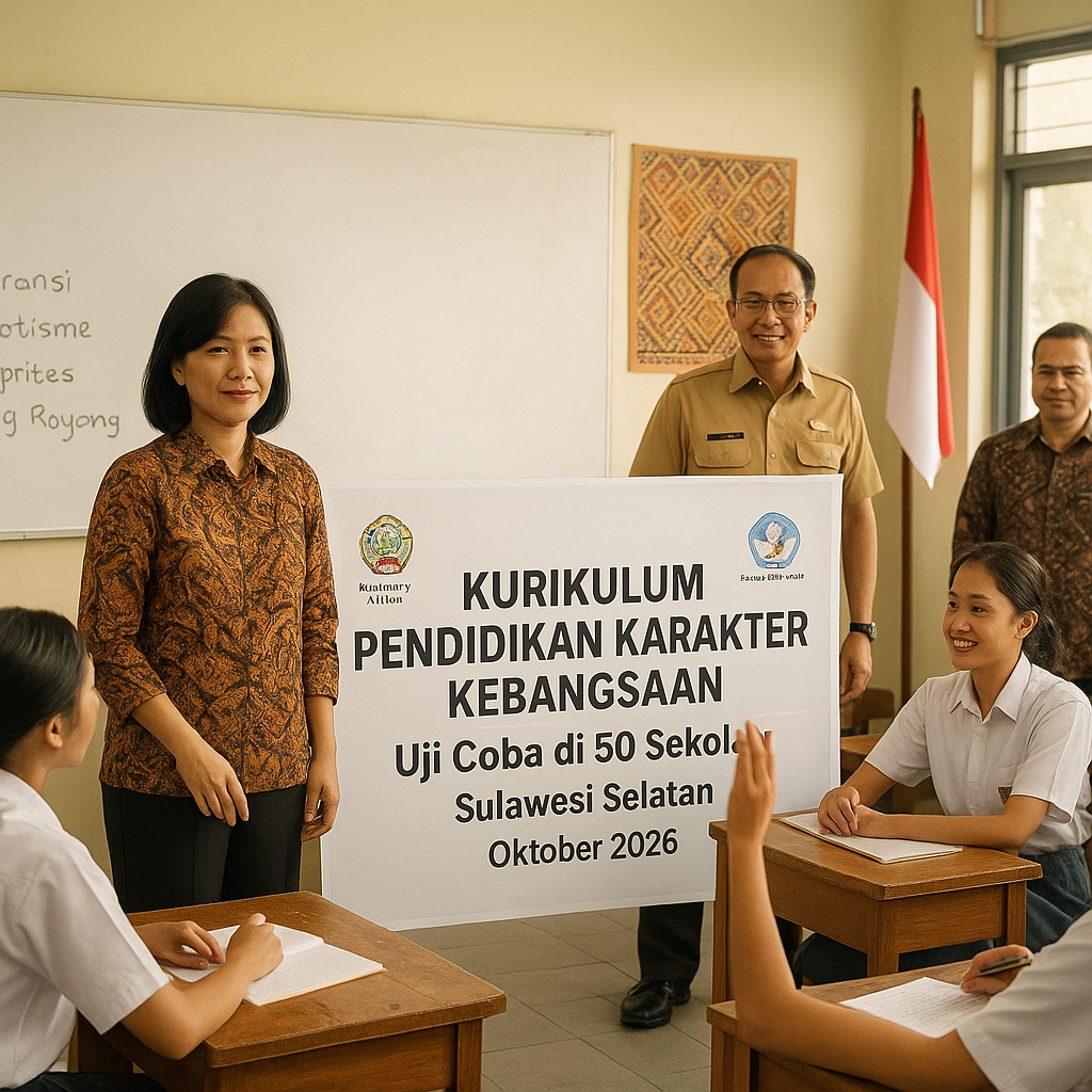 Kurikulum Pendidikan Karakter Kebangsaan Mulai Diujicobakan...