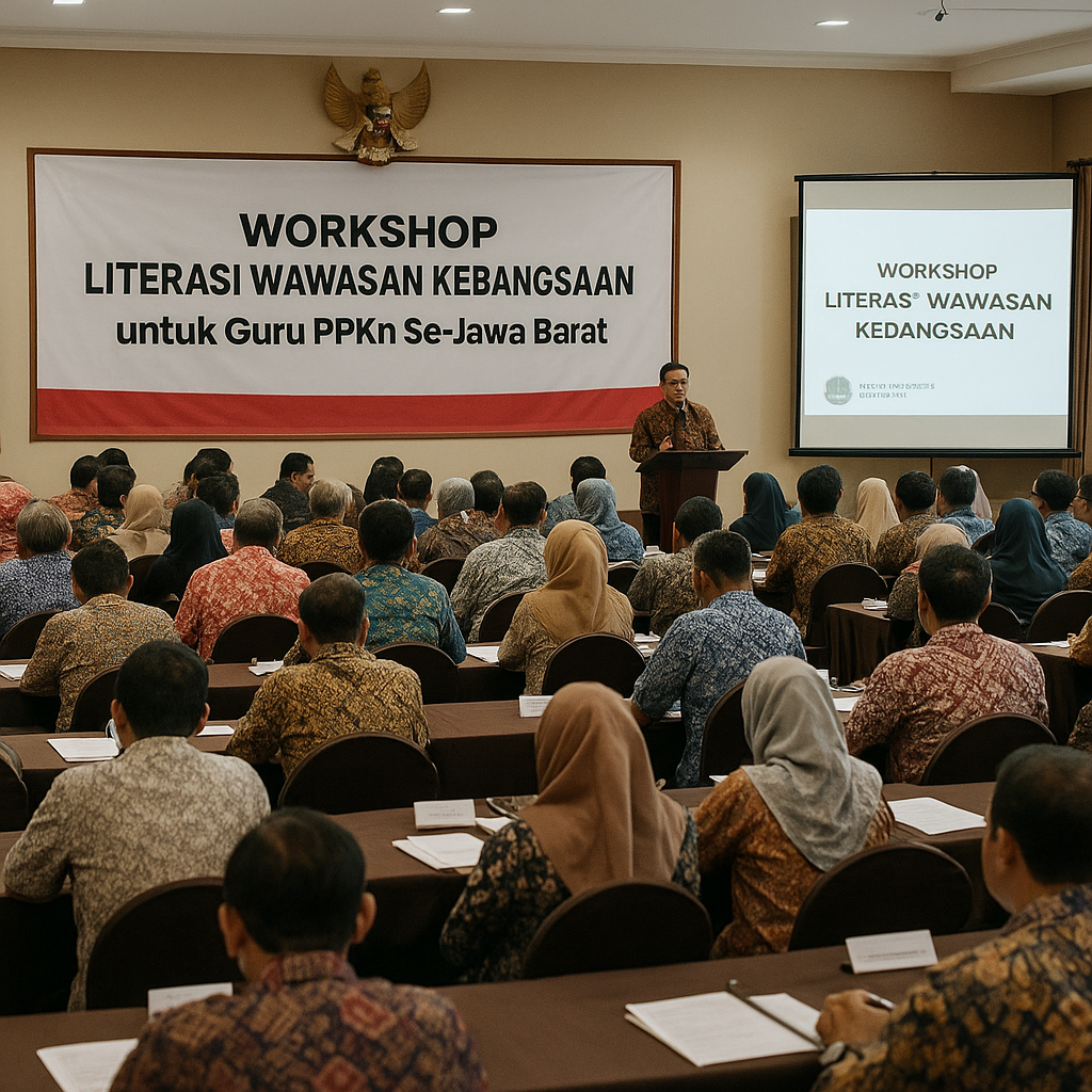 Workshop Literasi Wawasan Kebangsaan untuk Guru PPKn Se-Jawa...