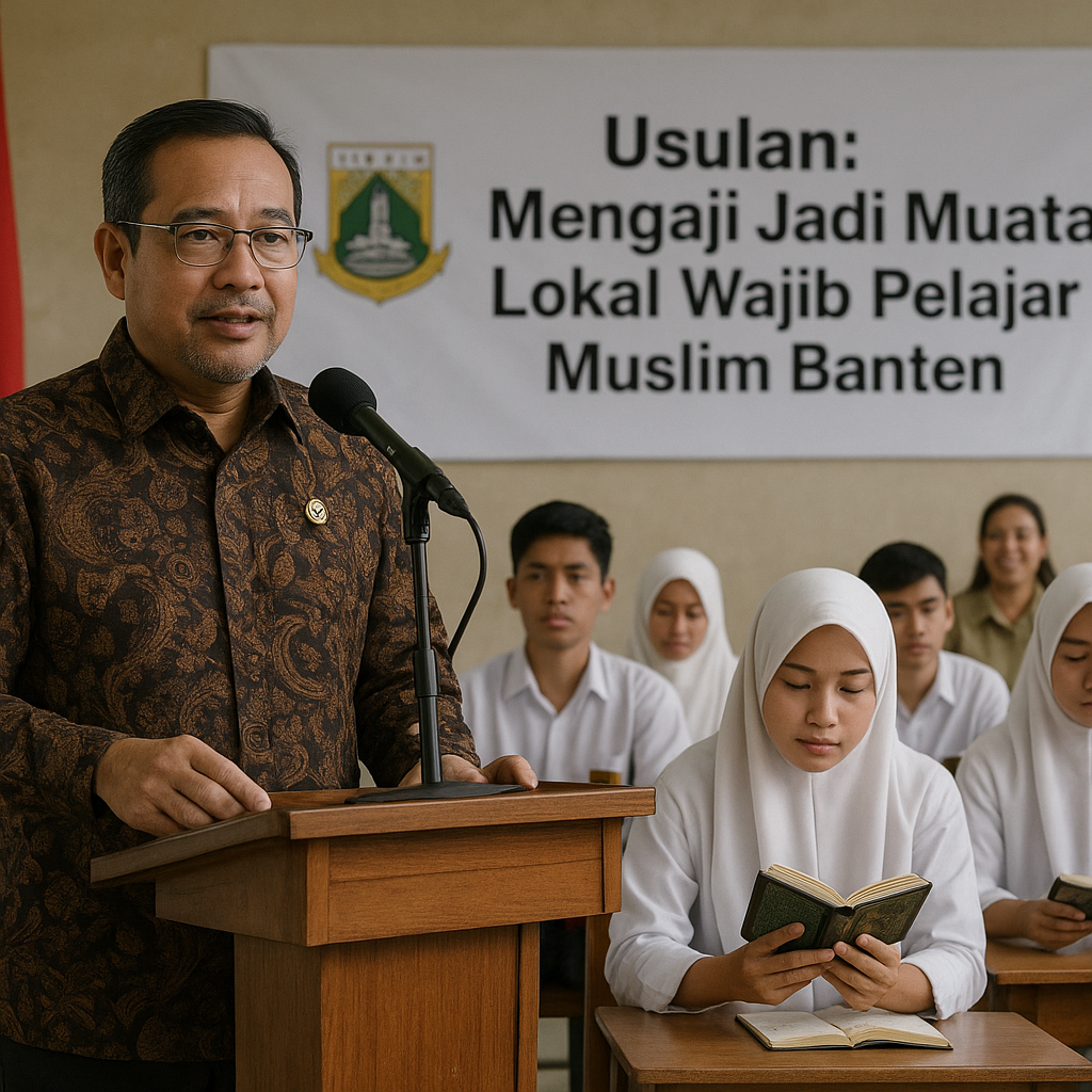 Andra Soni Usulkan Mengaji Jadi Muatan Lokal Wajib Pelajar M...