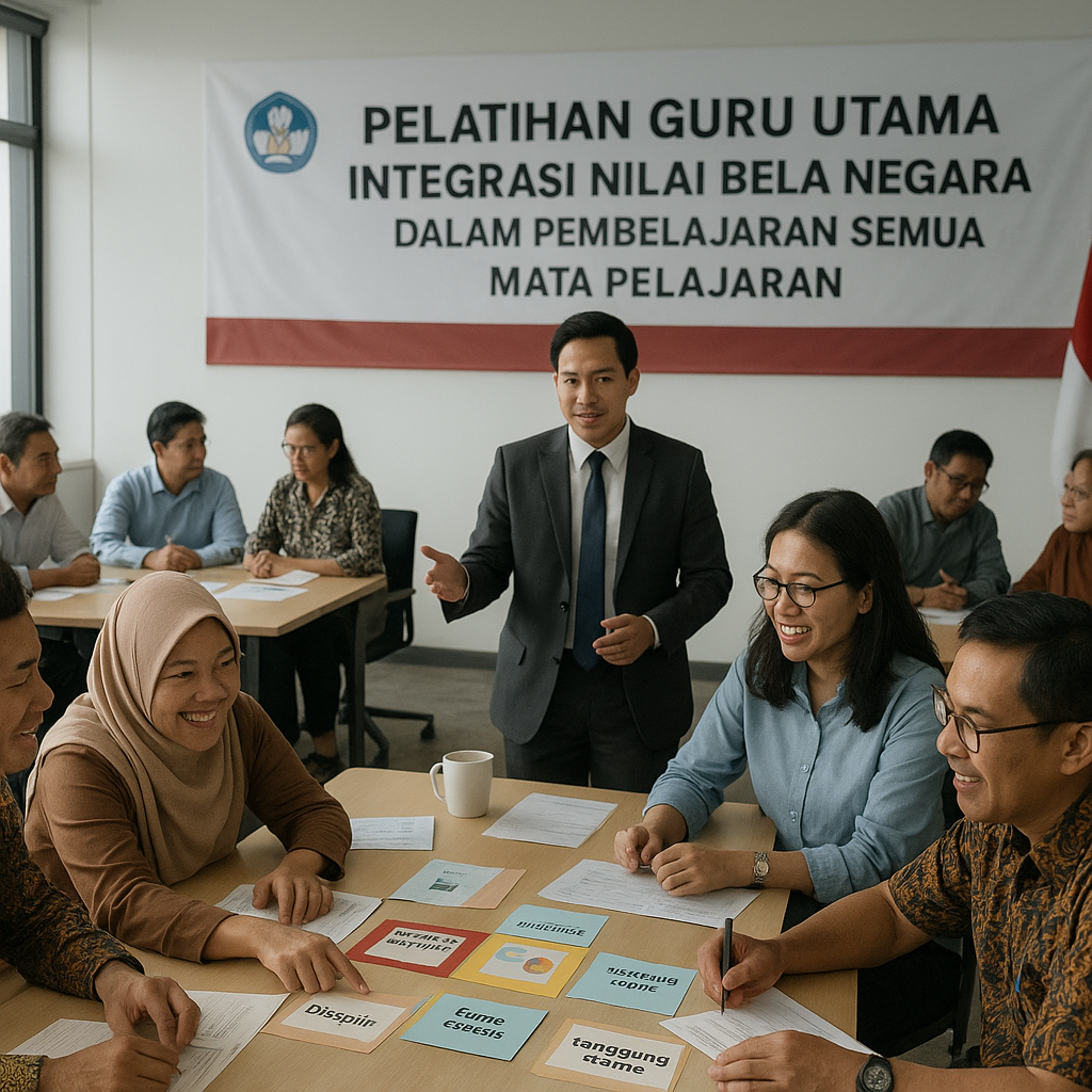 Pelatihan Guru Utama: Integrasi Nilai Bela Negara dalam Pemb...
