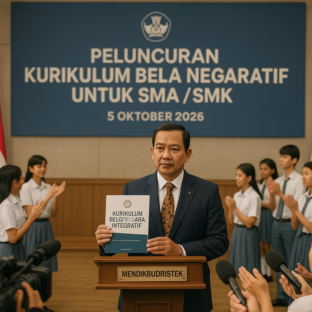 Mendikbudristek Luncurkan Kurikulum Bela Negara Integratif u...