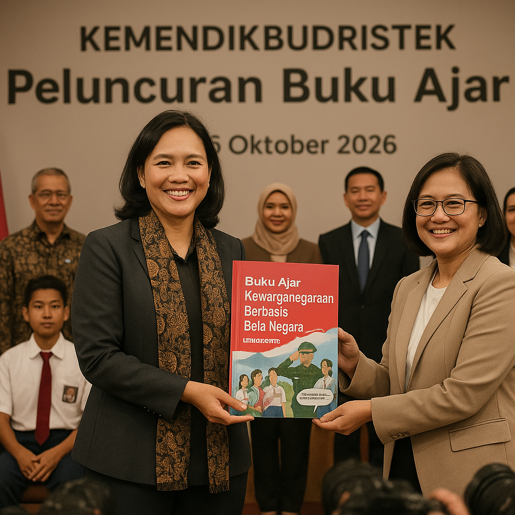 Kemendikbudristek Luncurkan Buku Ajar Kewarganegaraan Berbas...