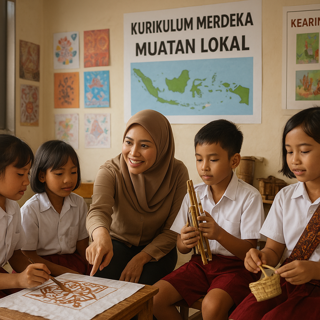 Penguatan Nilai Kebangsaan Melalui Kurikulum Muatan Lokal di Sekolah Dasar