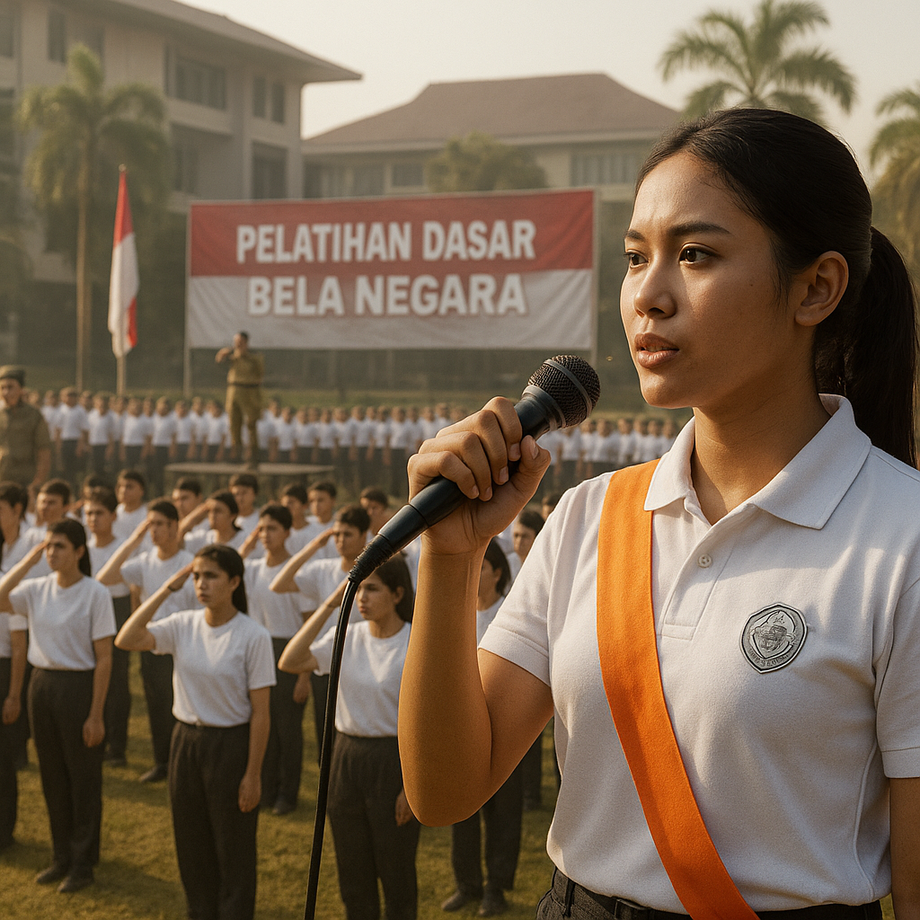 Pelatihan Dasar Bela Negara bagi Mahasiswa Baru di Universitas Negeri
