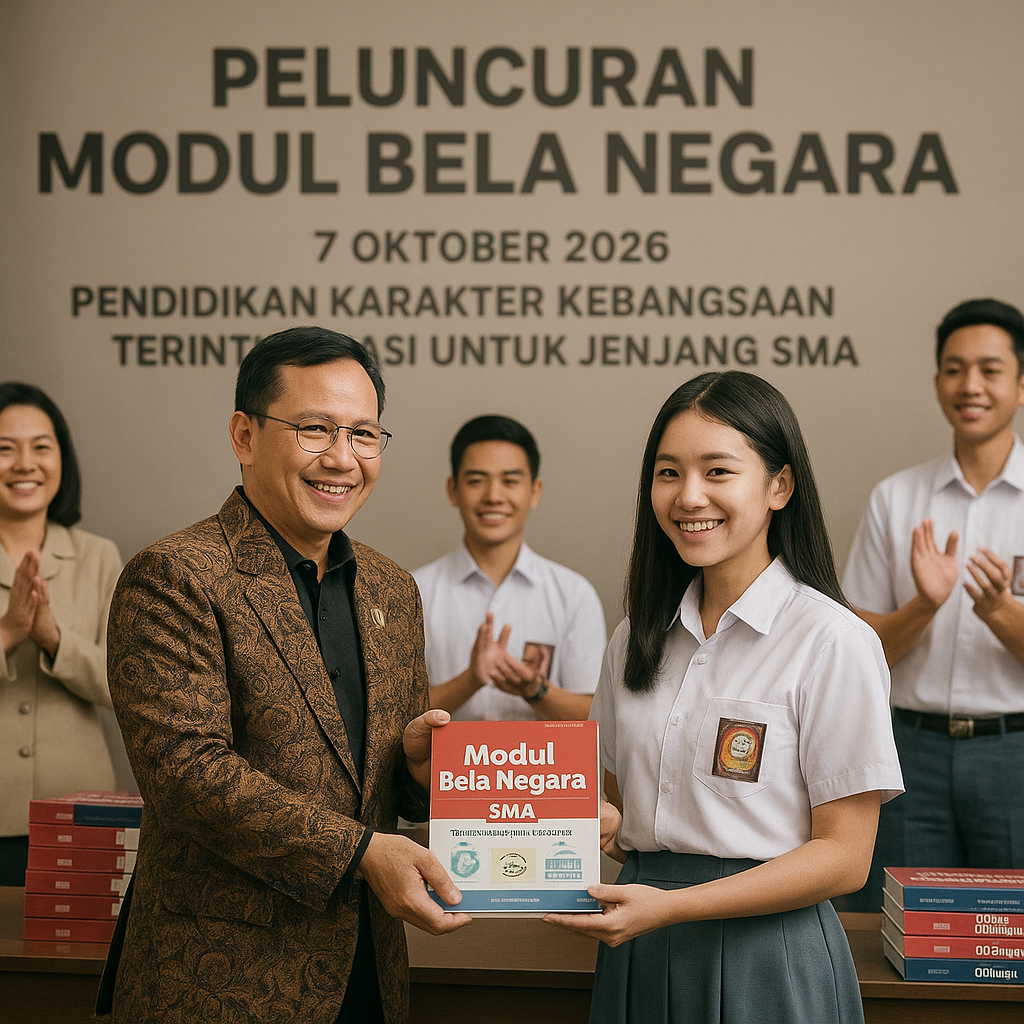 Kemendikbudristek Luncurkan Modul Bela Negara untuk Jenjang SMA: Pendidikan Karakter Kebangsaan Terintegrasi