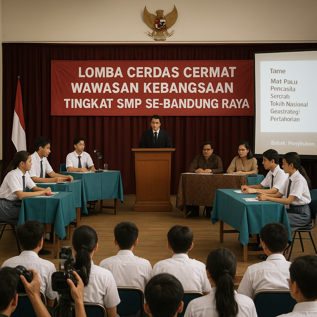 Lomba Cerdas Cermat Wawasan Kebangsaan Tingkat SMP Se-Bandung Raya Digelar