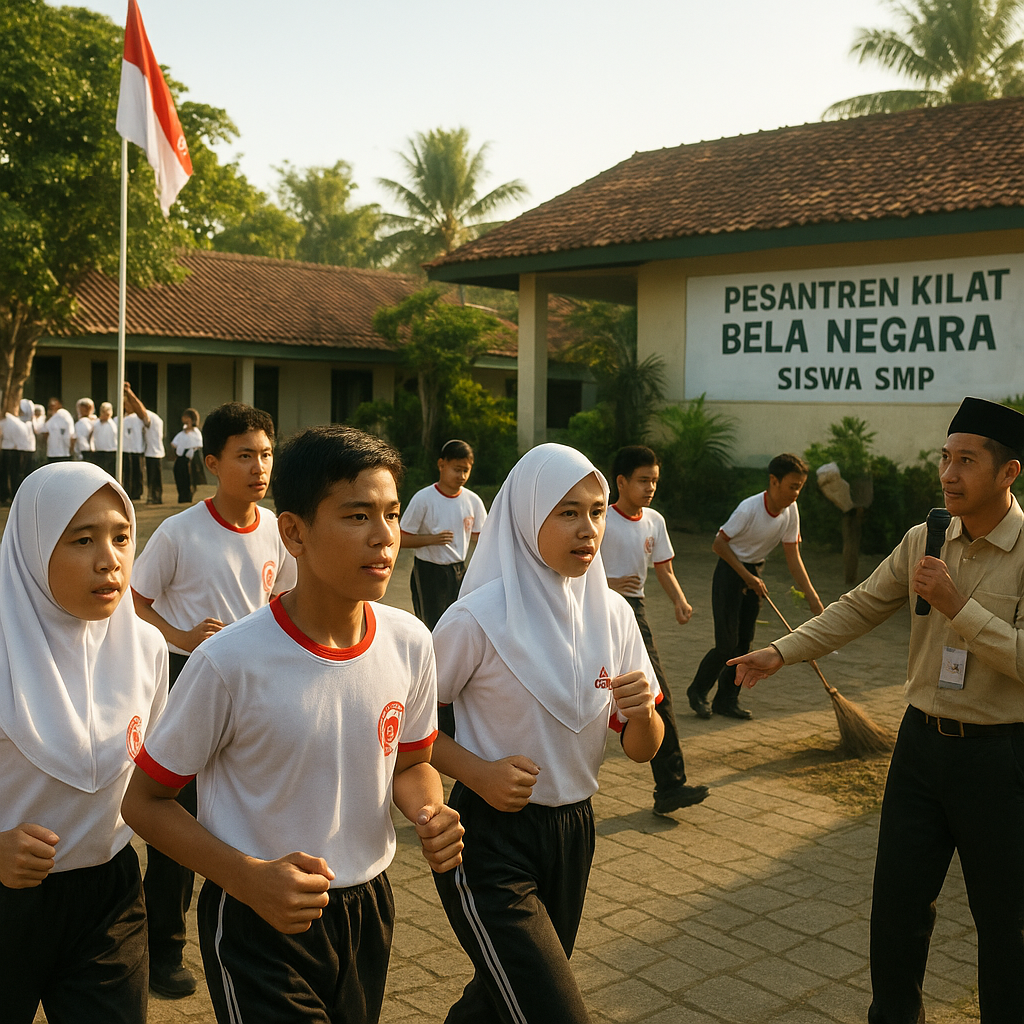 Pesantren Kilat Bela Negara untuk Pelajar SMP Resmi Dibuka di 50 Kota