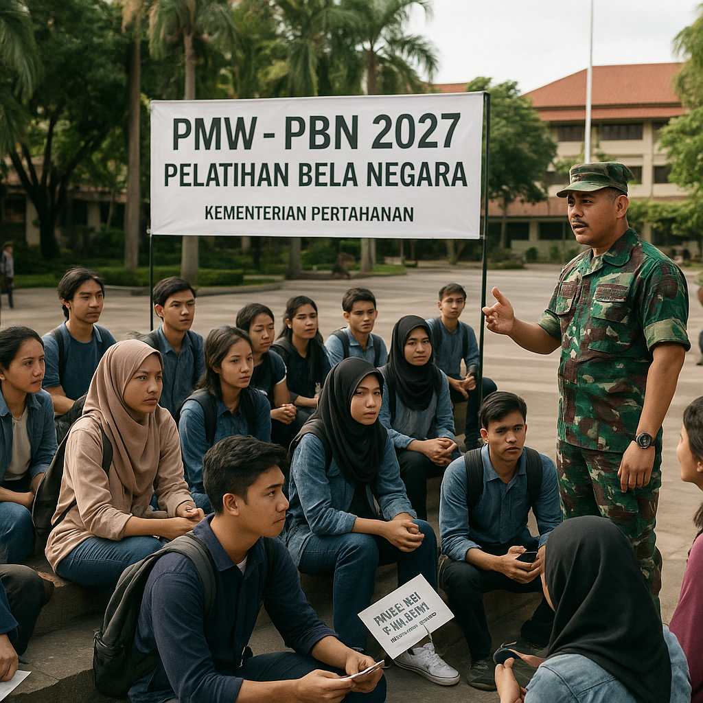 Program Mahasiswa Wajib Ikuti Pelatihan Bela Negara bagi Semua Mahasiswa Baru Tahun 2027