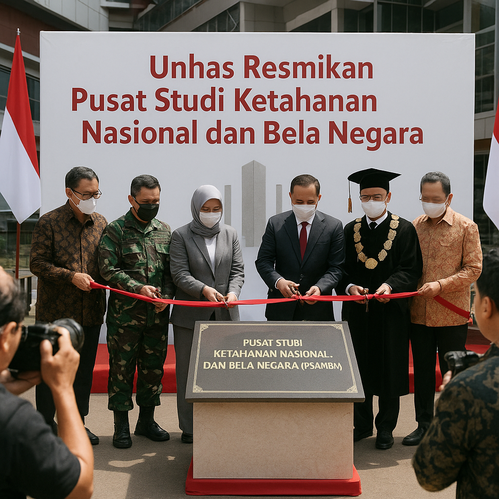 Unhas Resmikan Pusat Studi Ketahanan Nasional dan Bela Negar...