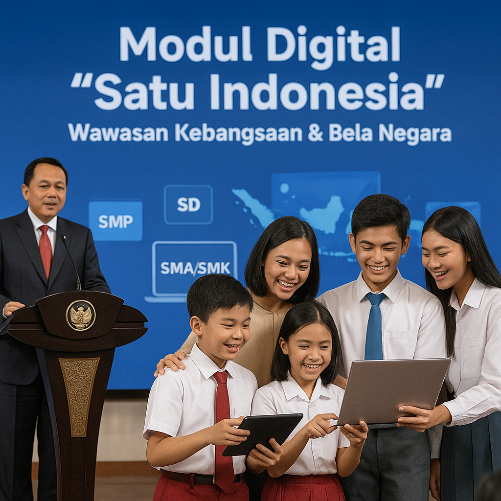 Kemdikbud Luncurkan Modul Digital 'Satu Indonesia' untuk Pem...