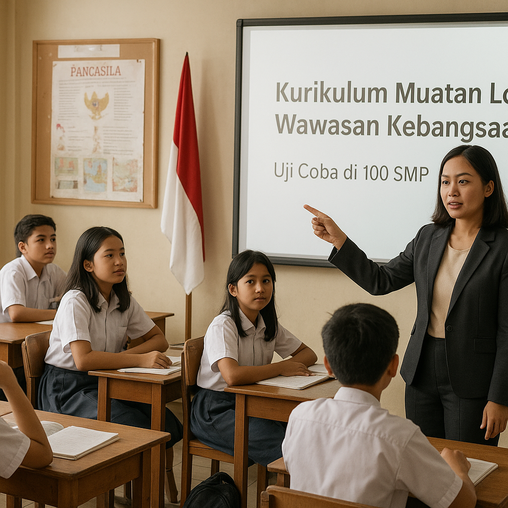 Kurikulum Muatan Lokal Wawasan Kebangsaan Diuji Coba di 100...