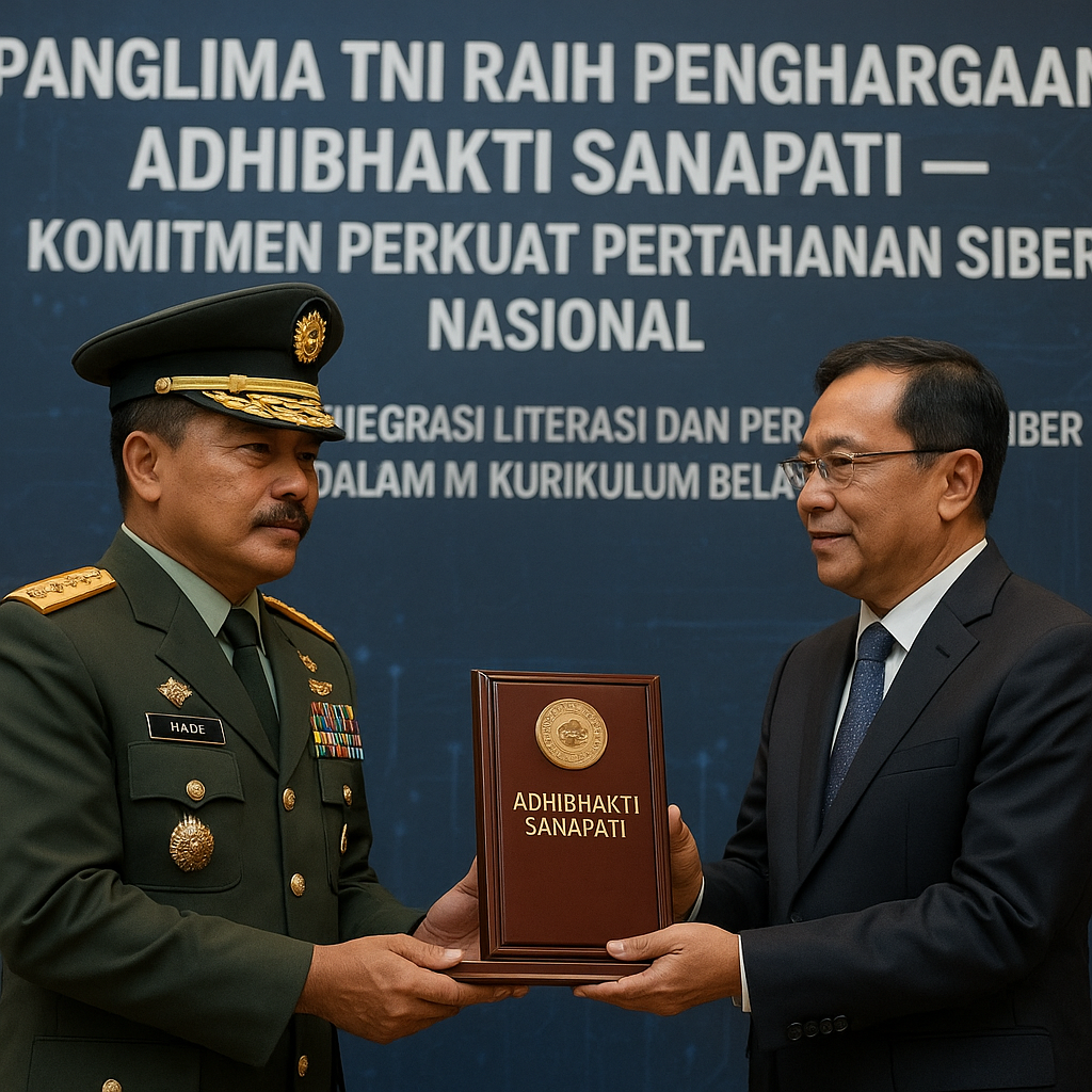 Panglima TNI Raih Penghargaan Adhibhakti Sanapati, Tegaskan...