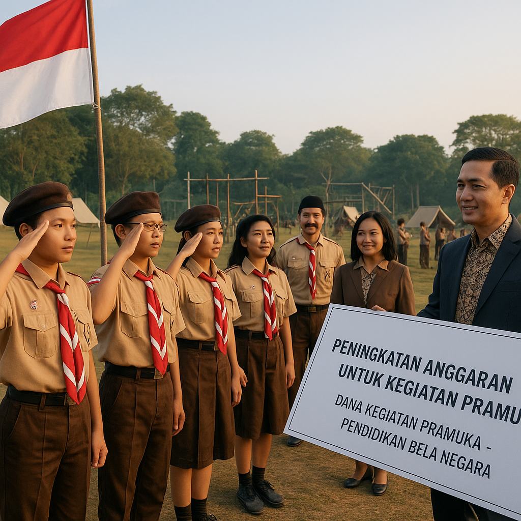 Peningkatan Anggaran untuk Kegiatan Pramuka sebagai Bagian P...