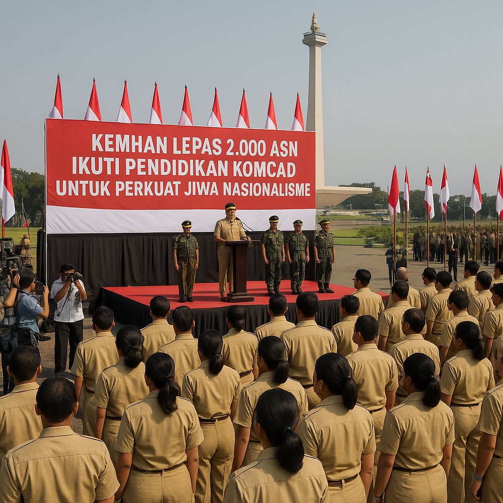 Kemhan Lepas 2.000 ASN Ikuti Pendidikan Komcad untuk Perkuat...