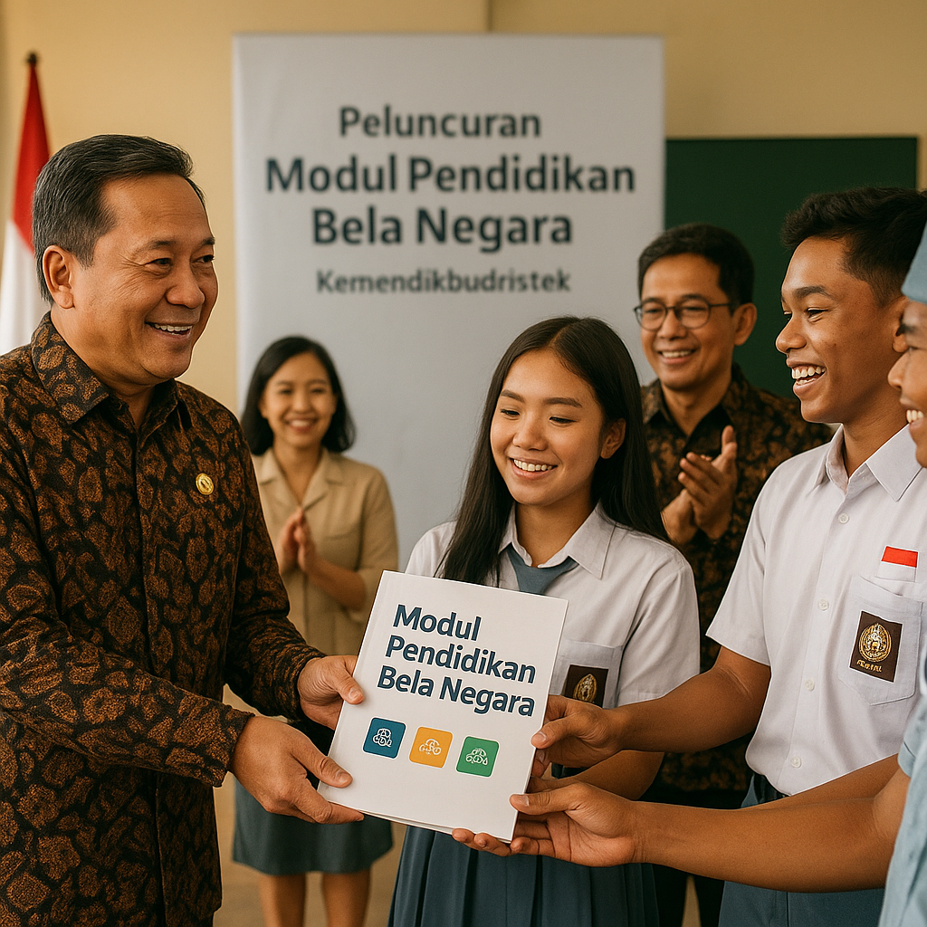 Kemendikbudristek Luncurkan Modul Pendidikan Bela Negara unt...