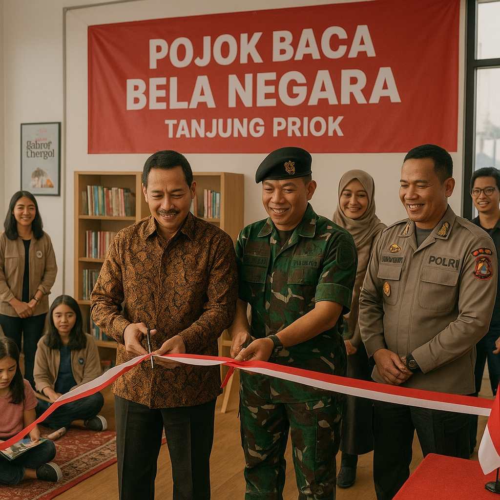Pojok Baca Bela Negara Diresmikan di Tanjung Priok, Perkuat...