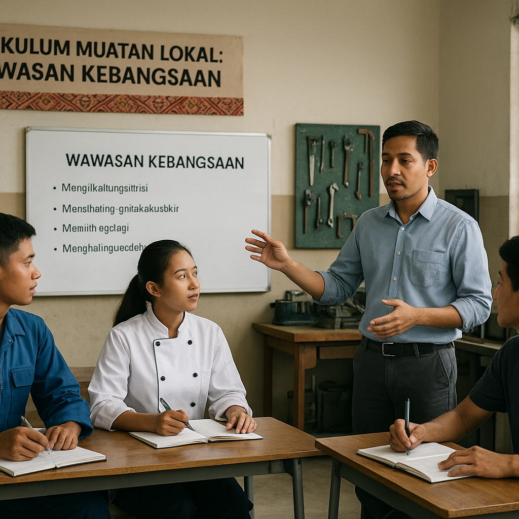 Kurikulum Muatan Lokal Wawasan Kebangsaan Diperkuat di SMK s...