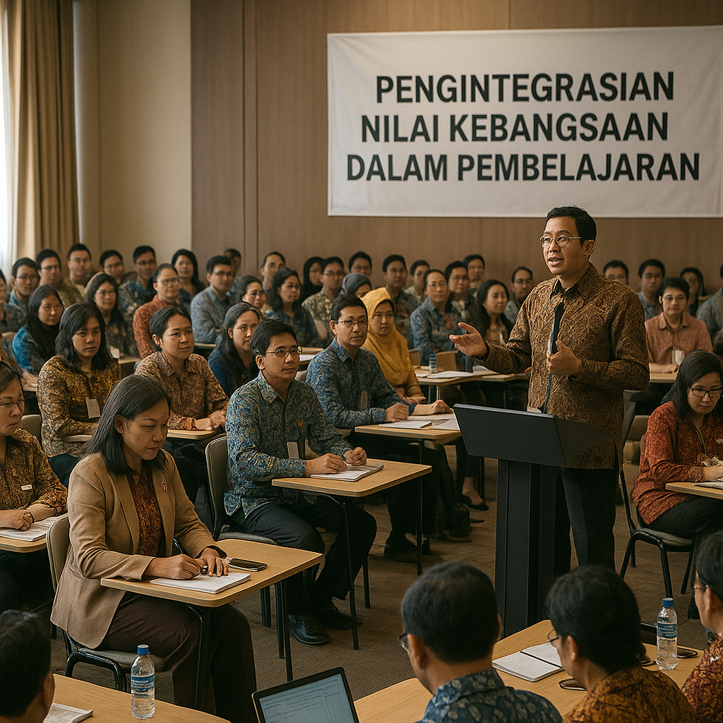 Guru Dilatih dalam Workshop 'Pengintegrasian Nilai Kebangsaa...