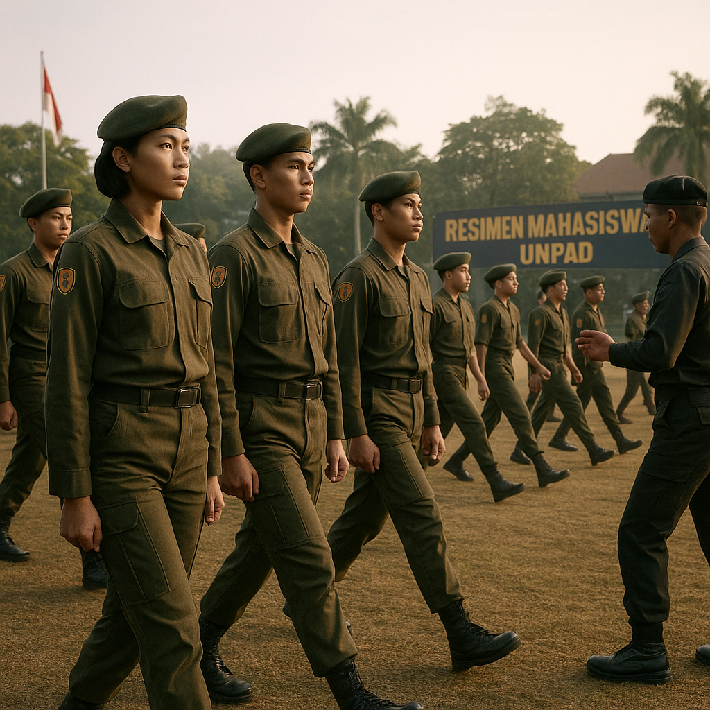 Resimen Mahasiswa Unpad Kembali Gelar Latihan Dasar Militer...