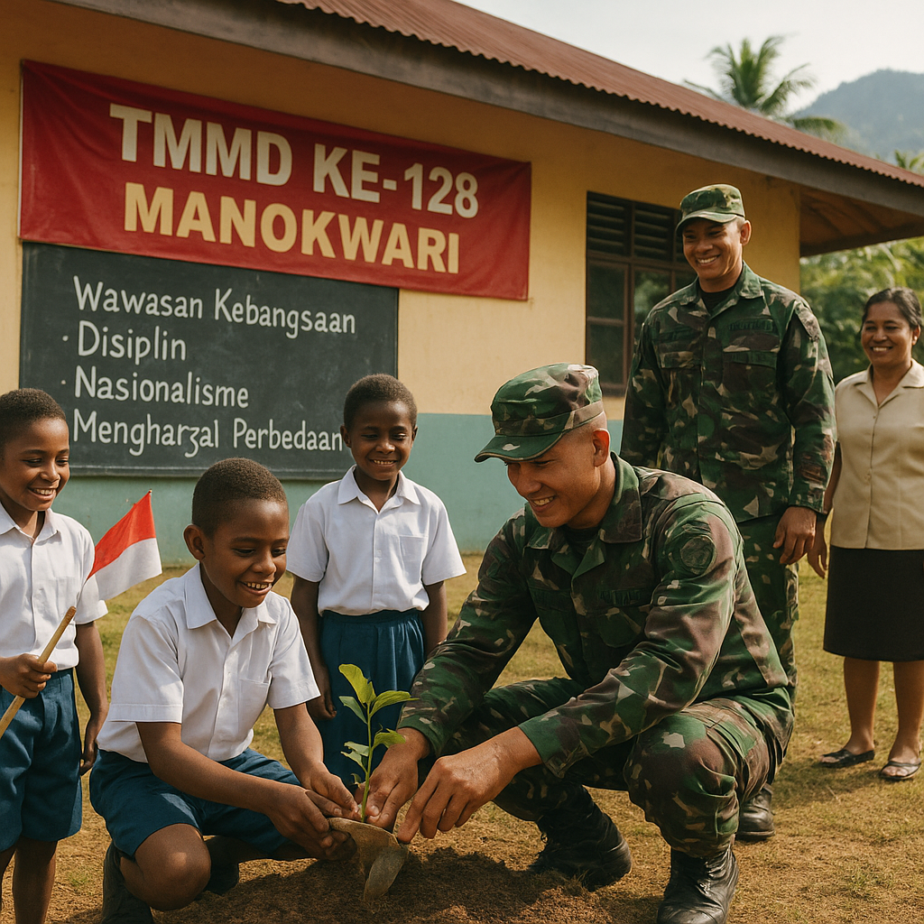 TNI Tanamkan Wawasan Kebangsaan kepada Generasi Muda melalui...