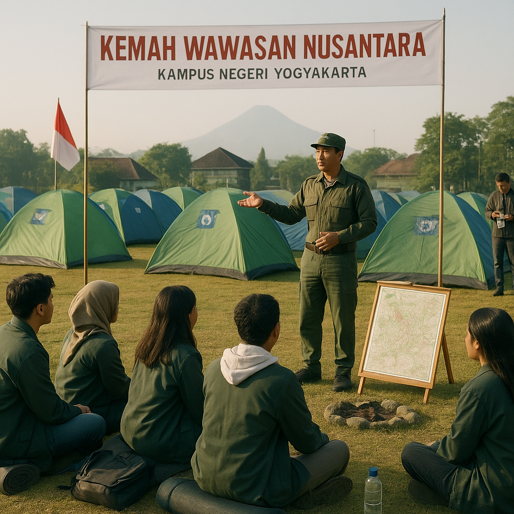 Kampus Negeri di Jogja Gelar 'Kemah Wawasan Nusantara' untuk...