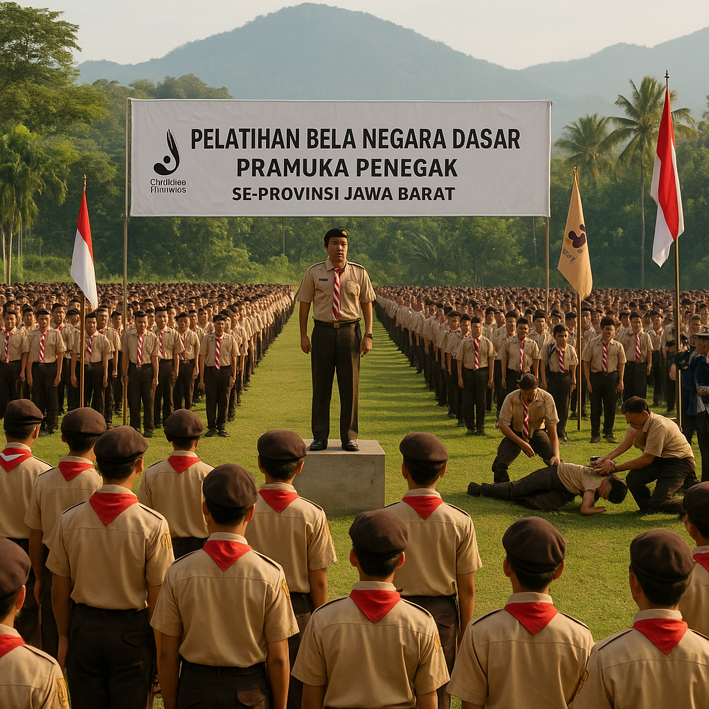 Pramuka Penegak se-Provinsi Jawa Barat Ikuti Pelatihan Bela...