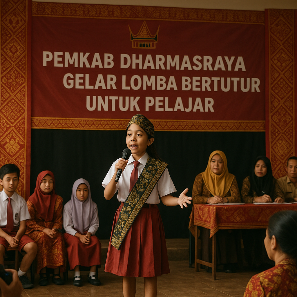 Pemkab Dharmasraya Gelar Lomba Bertutur untuk Pelajar