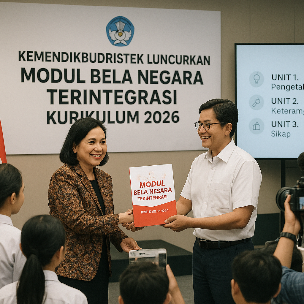 Kemendikbudristek Luncurkan Modul Bela Negara Terintegrasi K...