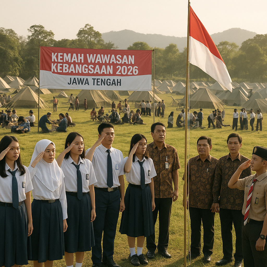 Jateng Gelar Kemah Wawasan Kebangsaan 2026, Diikuti 2.000 Pe...