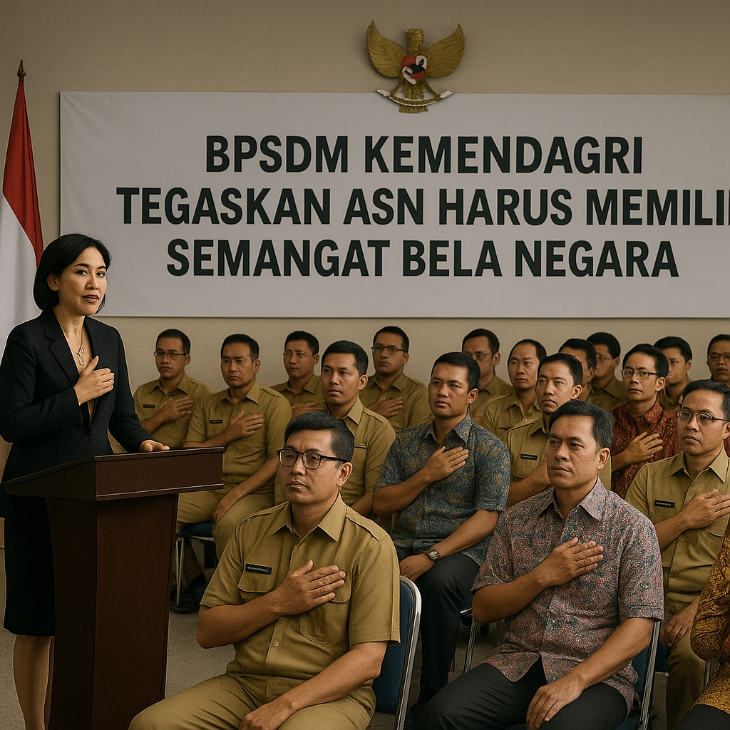 BPSDM Kemendagri Tegaskan ASN Harus Memiliki Semangat Bela N...