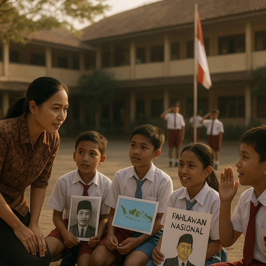 Revitalisasi Cinta Tanah Air di Sekolah dengan Upacara Bende...